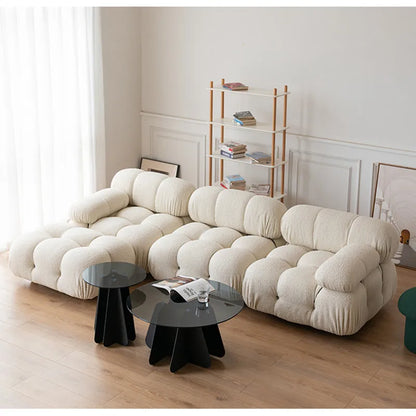 Modular Sofa Set Reclining Sectional Cube Chair Modern Minimalist Nordic Fabric Living Room Furniture for Home Decor Sofas