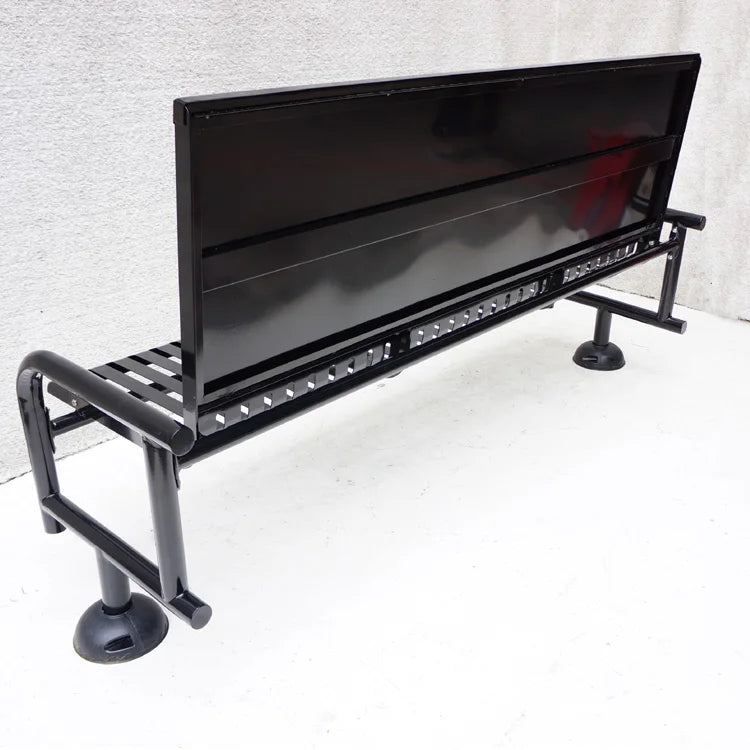 Public Outdoor Furniture Outdoor Bench Stainless Steel Bench Metal Resting Bench