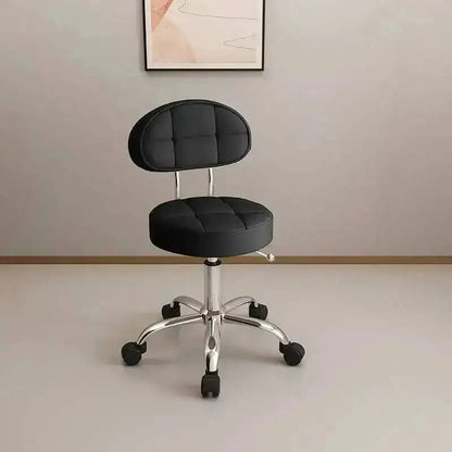 Big work stool hair cutting chair rotating lifting round stool pulley hair salon special beauty stool