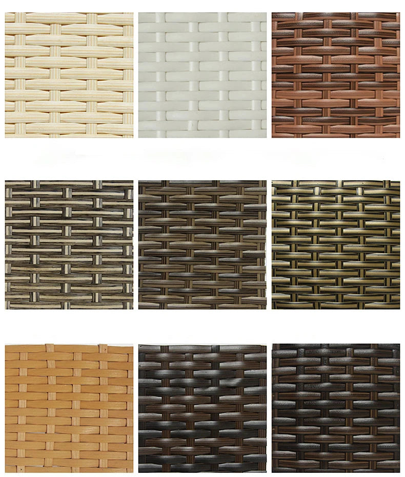 Custom Design Pastoral Garden Set Pastoral Garden Set Plastic Rattan Patio Furniture Set