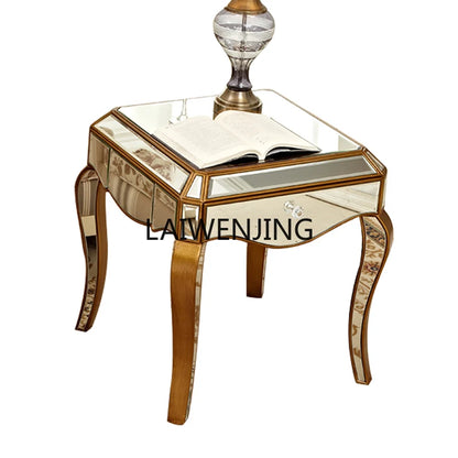 SG mirror glass coffee table sofa small table mini side table simple