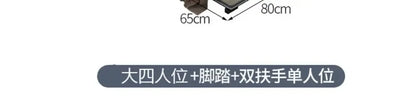 Living Rooms Italian Room Home Furniture Modern Couch Luxury Sectional Sofy Do Salon Modular Sofa Cama Livingroom Sets 0711LSY