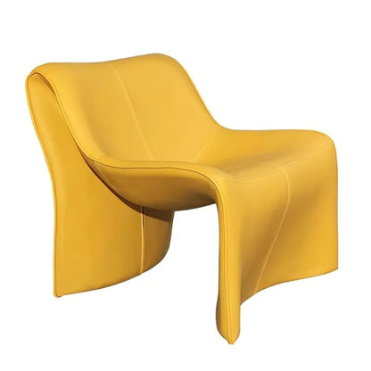 Modern Living Room Furniture Single Unique Shape Sponge Velvet Sofa Chair Fabric Sofa Leisure Accent Chair