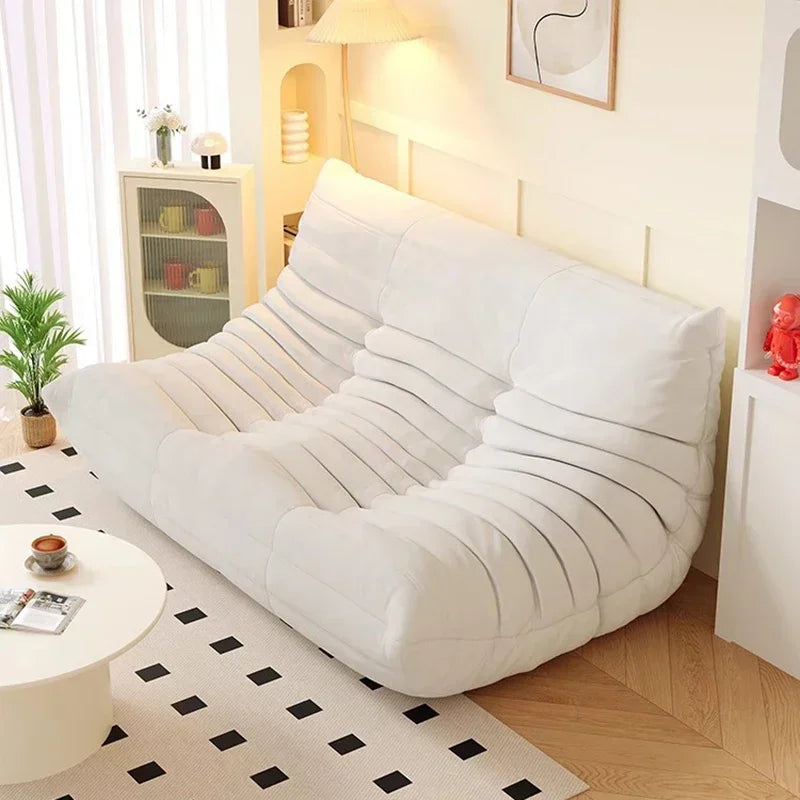 Modern Double Lazy Sofa Living Room Minimalist Relaxing Recliner Sofa Puff Comfortable Salas Y Sofas Muebles Room Decor