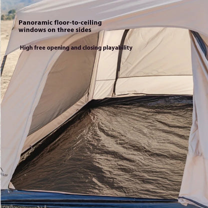 Mountainhiker Tent outdoor camping overnight two-bedroom portable thickened field awning camping equipment family gathering