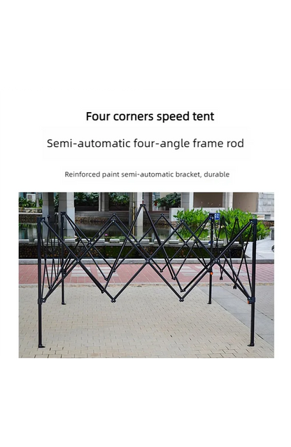 Outdoor pop-up canopy Gazebo Tent beach camping instant canopy 10x10 feet (khaki color) Convenient to carry withWith tugboat bag