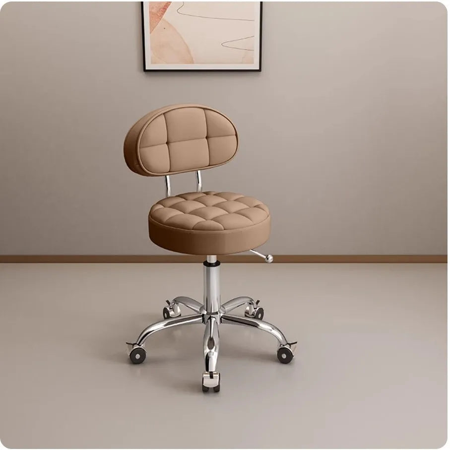 household goods Big work stool hair cutting chair rotating lifting round stool pulley hair salon special beauty stool