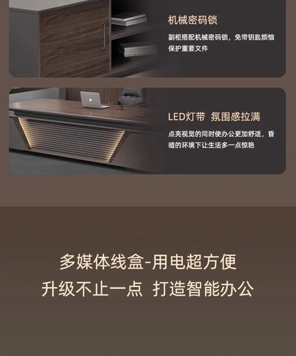 Luxury L Shaped OfficeDesks Home Office Writing Desk Modern Computer Desks With Drawers Mid Century Executive Desk Accessories