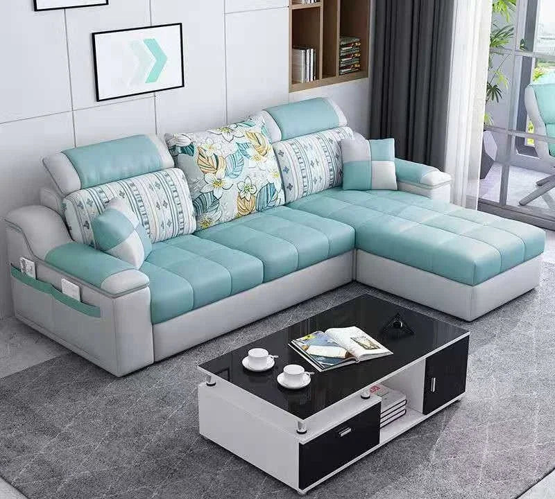 Living room, simple, modern, rental room, three people, removable and washable, small apartment, Nordic