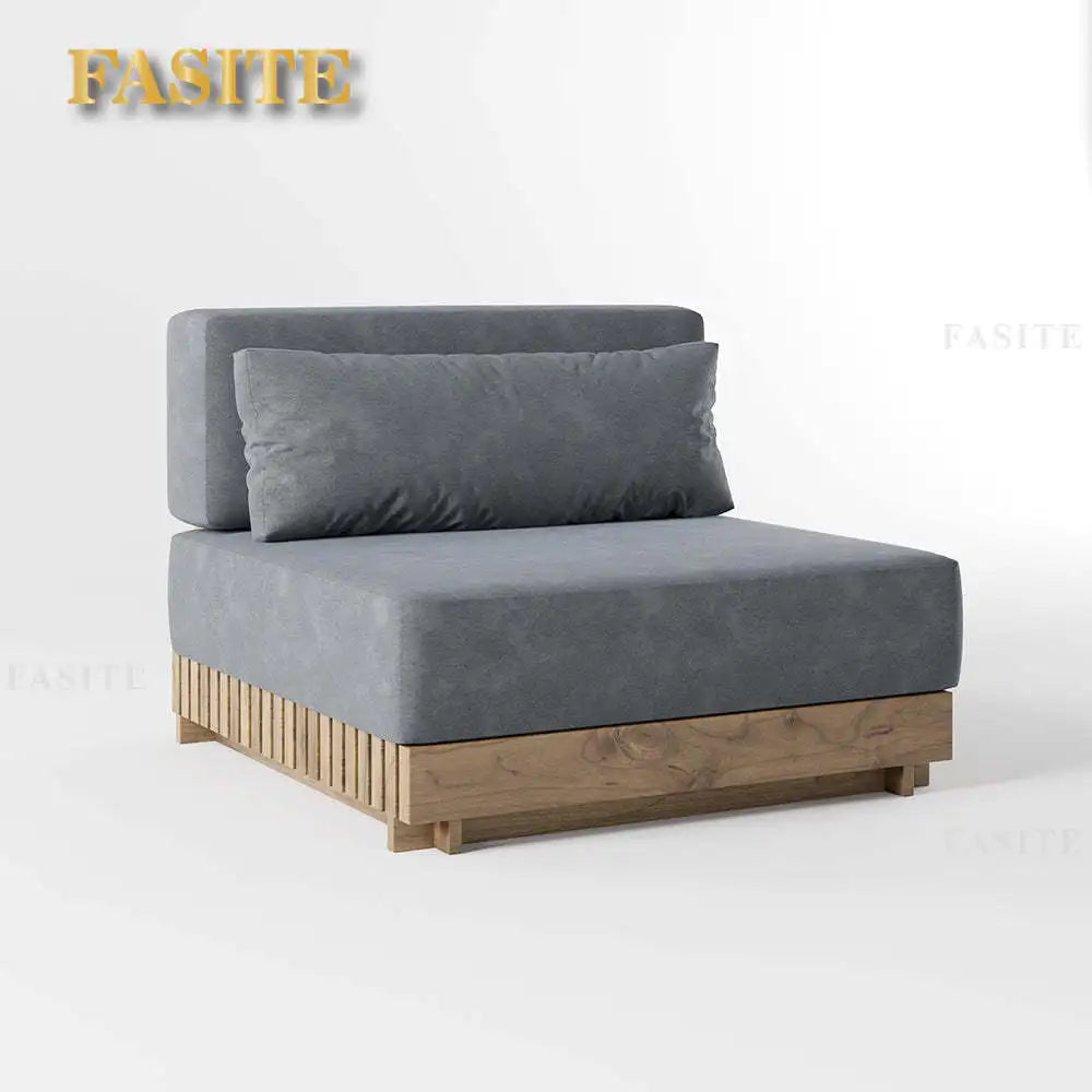 modern luxury extra deep conversation burma modular sectional teak patio outdoor furniture set