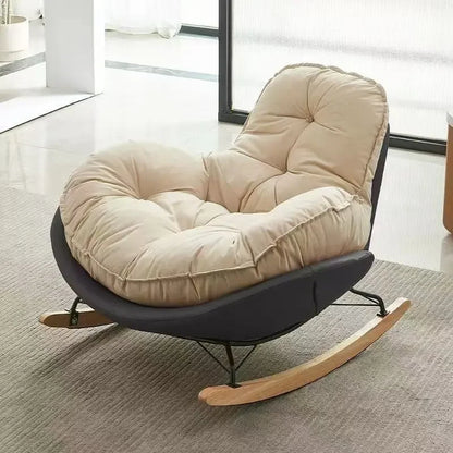 Lazy Couch Penguin Rocking Chair Indoor Leisure Rocking Chair Lounge Chair Rocking Daybed Adult Lounge Snail Balcony Home Egg