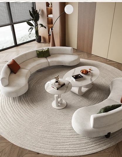 Nordic Light Luxury Curved Sofa Living Room Modern Simple Creative Comfortable Aesthetics Sofa Unusual Leisure Muebles Furniture