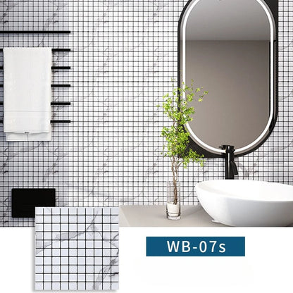 Self-adhesive Metal Mosaic Tiles Aluminum Composite Backsplash Gold Windmill Mosaic Glass Self-adhesive Kitchen Wall Decoration.