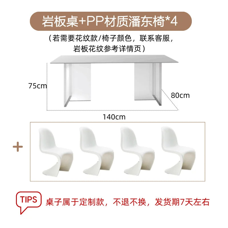 Dining chair Makeup stool Home Nordic minimalist high-end creative style plastic beauty chair