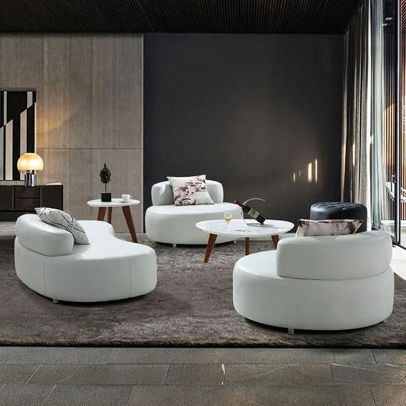 Coffee table combination, simple modern seating area, reception room, negotiation sofa, storefront sofa