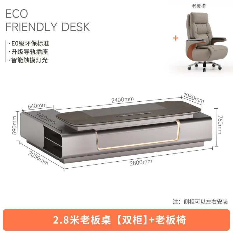 Minimalist Crafts Office Desk Storage Luxury Executive Organizers Office Desk Computer European Meuble Bureau Home Furniture