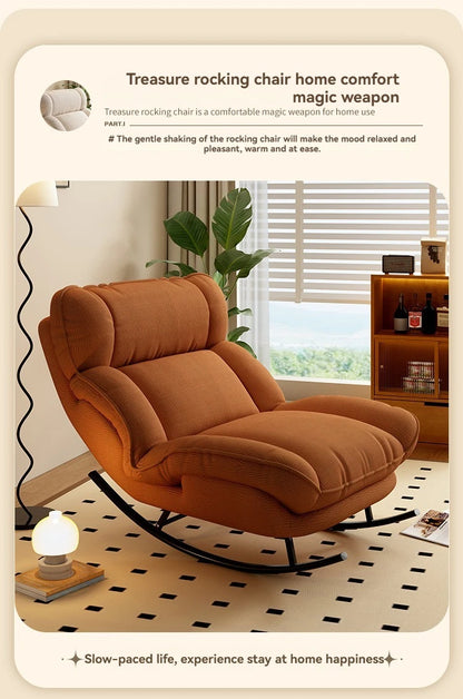 Lazy sofa, rocking chair, lounge chair, balcony, home use leisure chair, reclining or sleeping, living room rocking chair