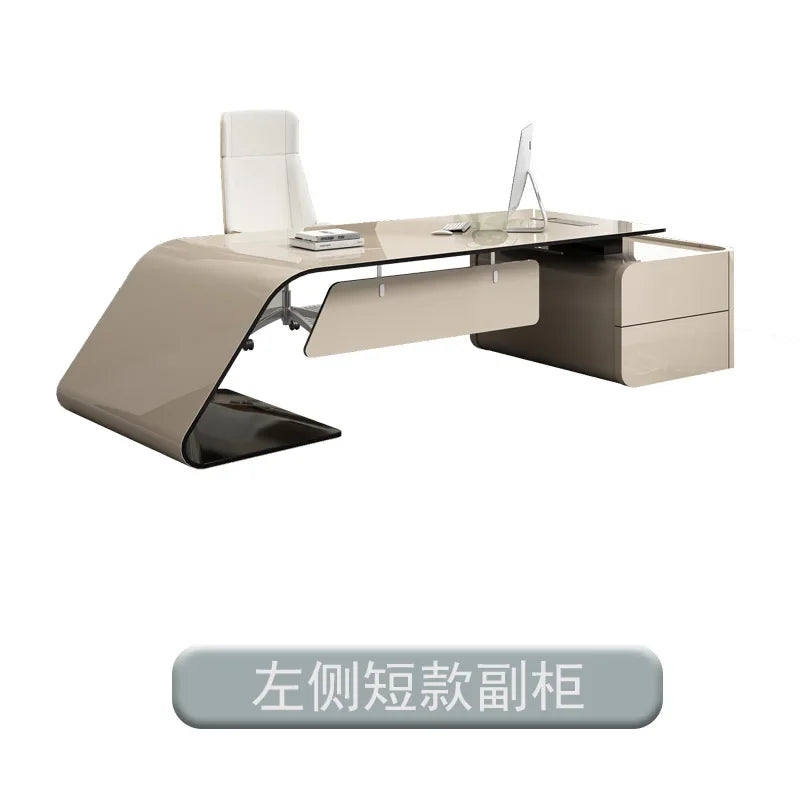 Luxury European Office Desk Wooden Study Computer Gaming Standing Office Desk Bedroom Conference Design Ufficio Home Furniture