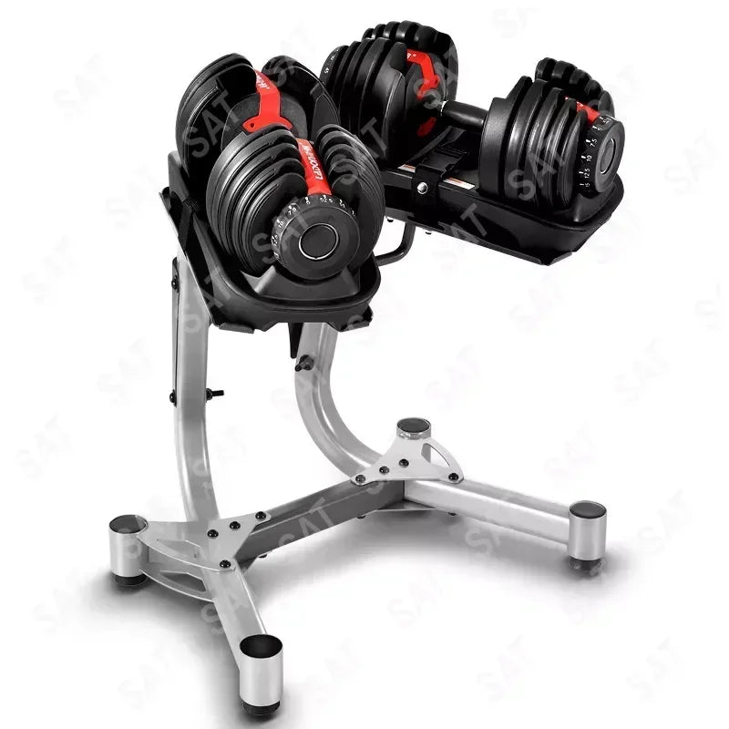 for New Style Change Weight Sport Men's Home Fitness Fast Automatic Adjustable 5/10- 40kg/90LBS Set Dumbbell