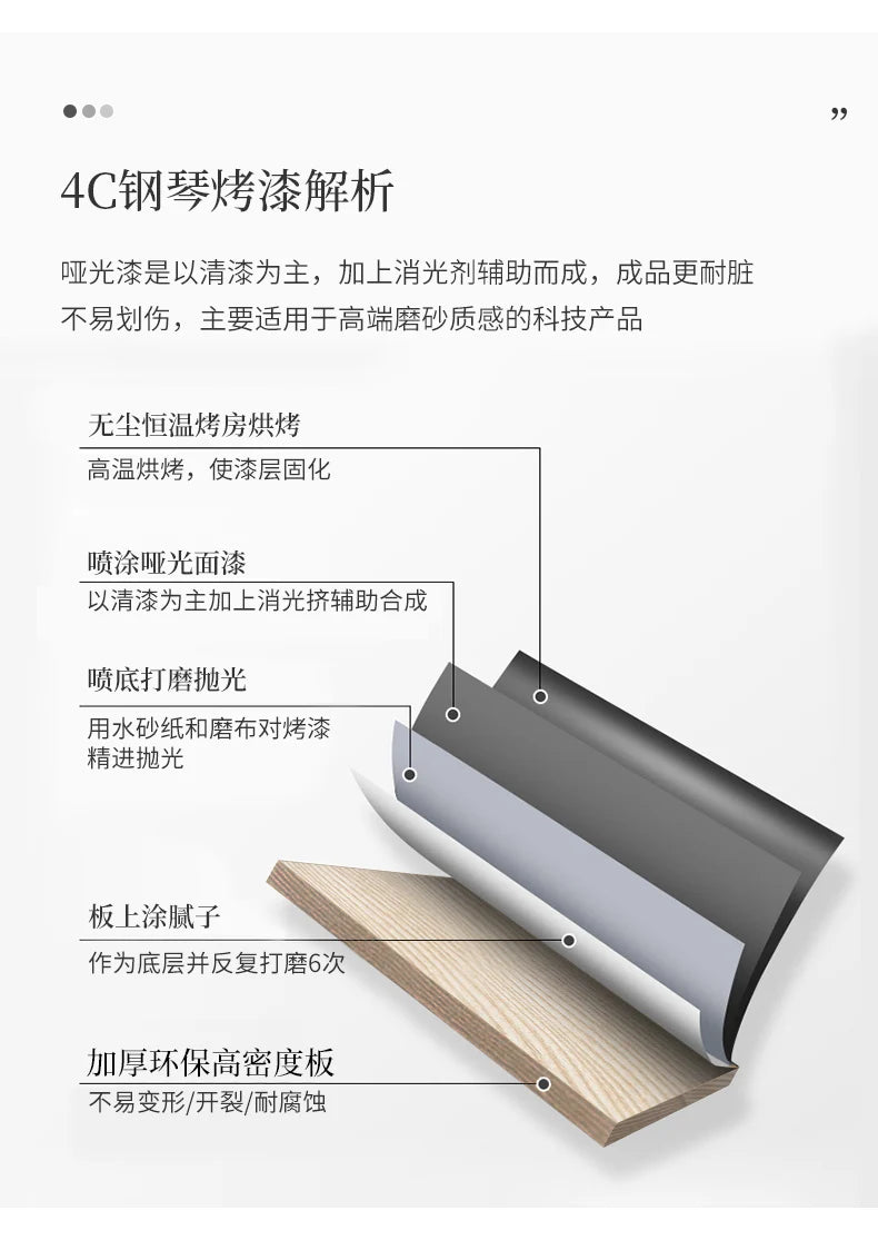 Coffee Table Living Room Household Light Luxury High-end Large Apartment Tea Table Rectangular 2025 New High-end Villa Large