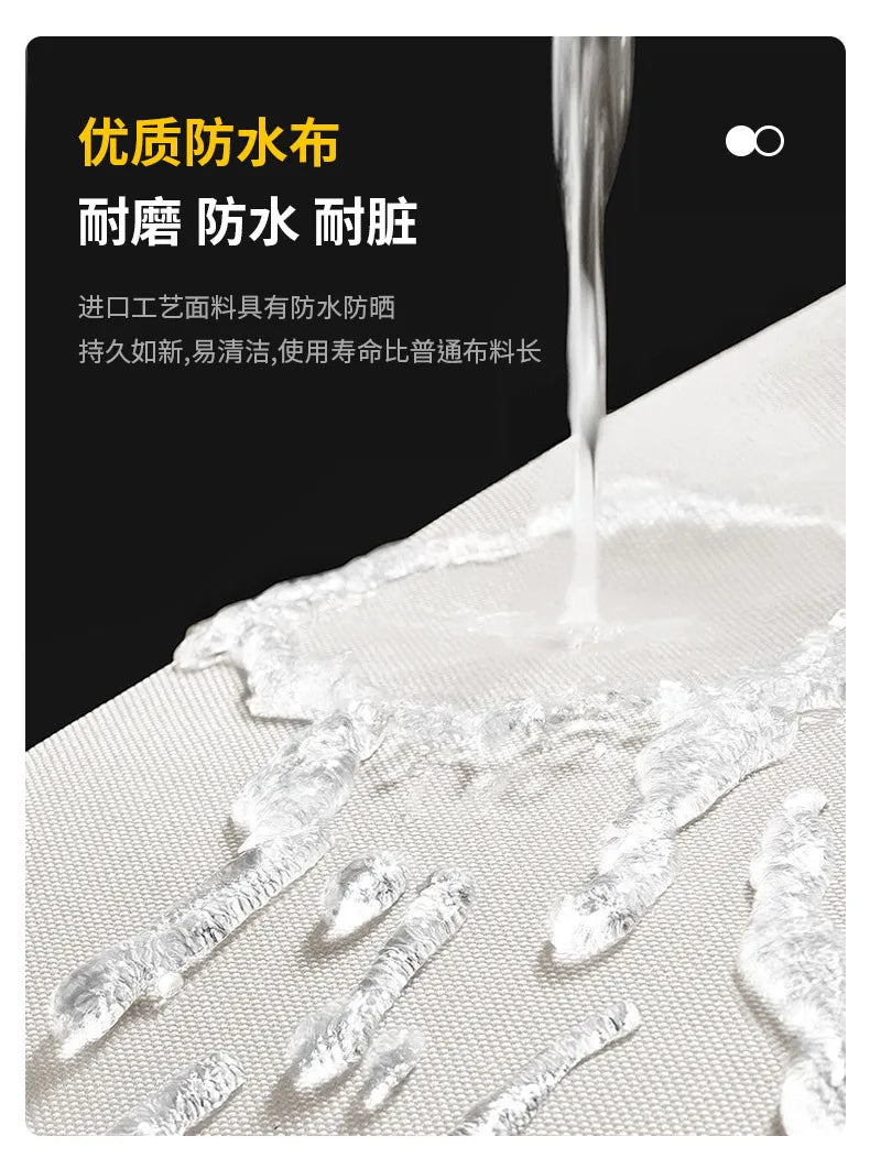 Outdoor sofa courtyard rattan teak outdoor garden villa hotel waterproof and sun protection homestay solid wood sofa furniture