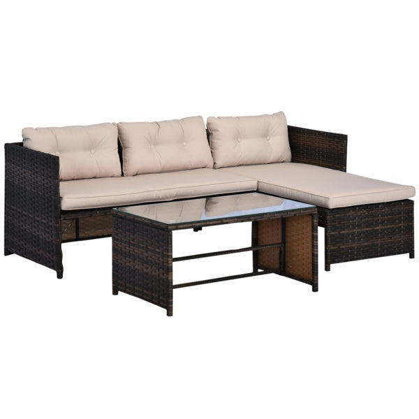 Outdoor Pieces Patio Furniture Set for Garden and Yard, Comfortable Seating, Durable Design