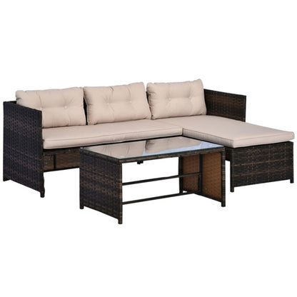 Outdoor Pieces Patio Furniture Set for Garden and Yard, Comfortable Seating, Durable Design