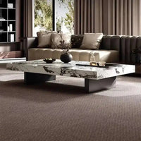 Aesthetic Minimalist Coffee Table Luxury Nordic Modern Living Room Side Table Service Center Meubles Lounge Suite Furniture - PatioLix