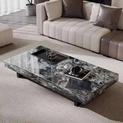 Aesthetic Minimalist Coffee Table Luxury Nordic Modern Living Room Side Table Service Center Meubles Lounge Suite Furniture - PatioLix