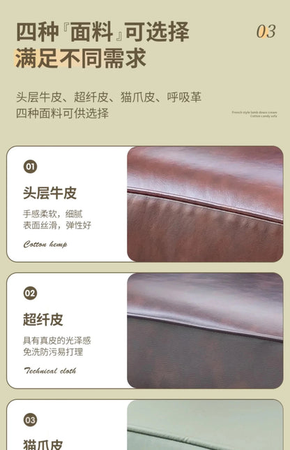 American single sofa light luxury high - end tiger designer retro study hotel genuine leather godfather cigar chair - PatioLix