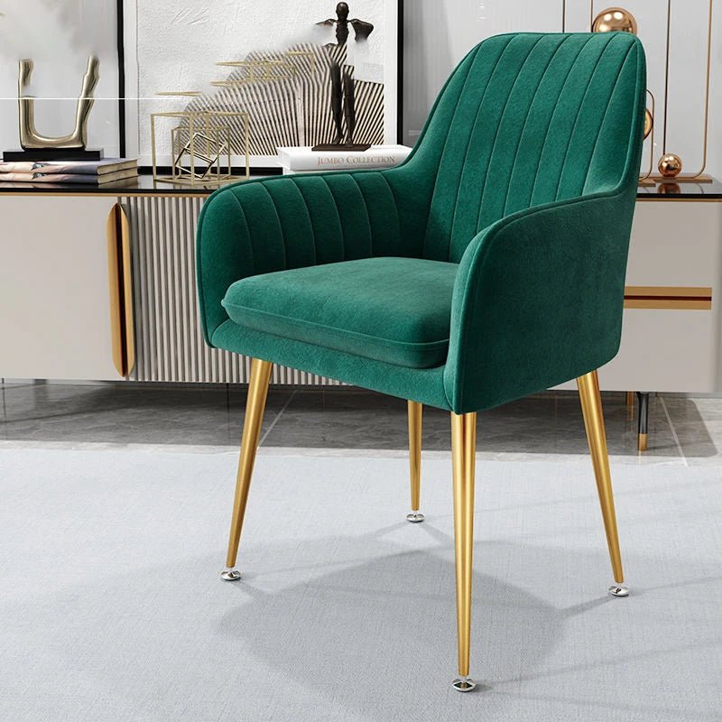 Armchairs Living Room Furniture Sofa Chair Nordic Modern Simplicity Dressing Chair Plush Light Luxury Bedroom Lounge Chairs - PatioLix
