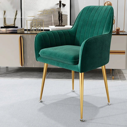 Armchairs Living Room Furniture Sofa Chair Nordic Modern Simplicity Dressing Chair Plush Light Luxury Bedroom Lounge Chairs - PatioLix