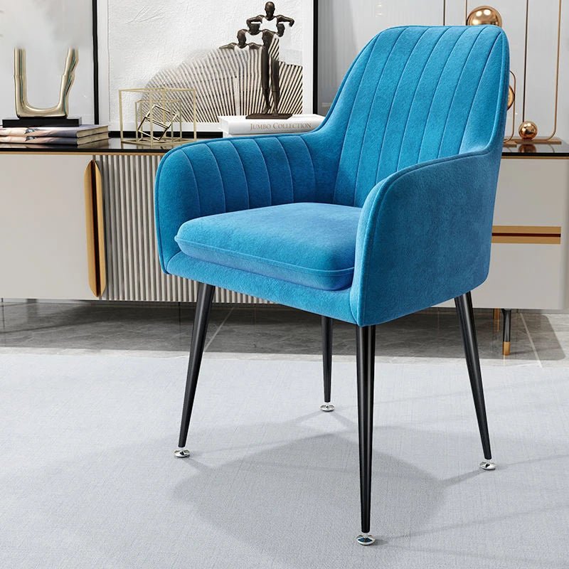 Armchairs Living Room Furniture Sofa Chair Nordic Modern Simplicity Dressing Chair Plush Light Luxury Bedroom Lounge Chairs - PatioLix