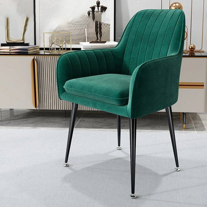 Armchairs Living Room Furniture Sofa Chair Nordic Modern Simplicity Dressing Chair Plush Light Luxury Bedroom Lounge Chairs - PatioLix