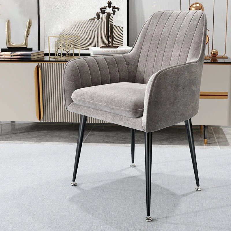 Armchairs Living Room Furniture Sofa Chair Nordic Modern Simplicity Dressing Chair Plush Light Luxury Bedroom Lounge Chairs - PatioLix