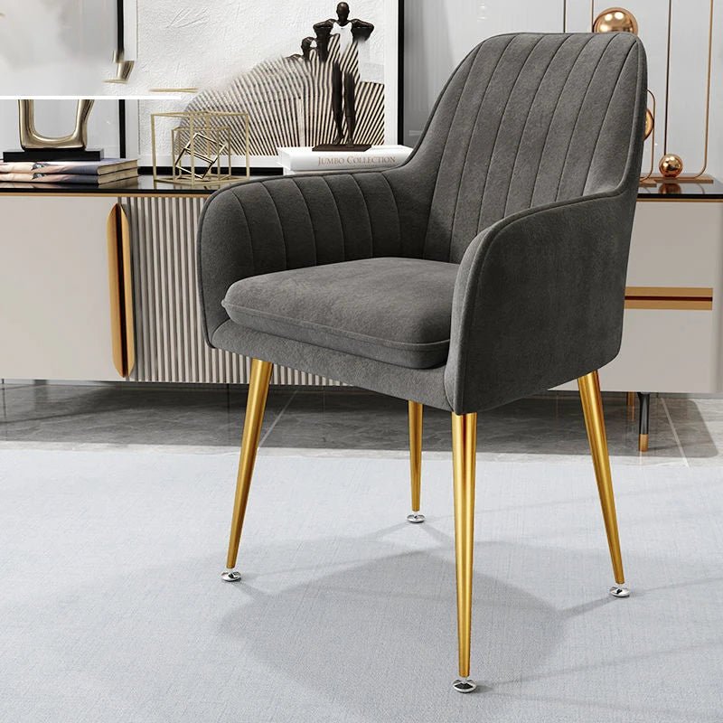 Armchairs Living Room Furniture Sofa Chair Nordic Modern Simplicity Dressing Chair Plush Light Luxury Bedroom Lounge Chairs - PatioLix