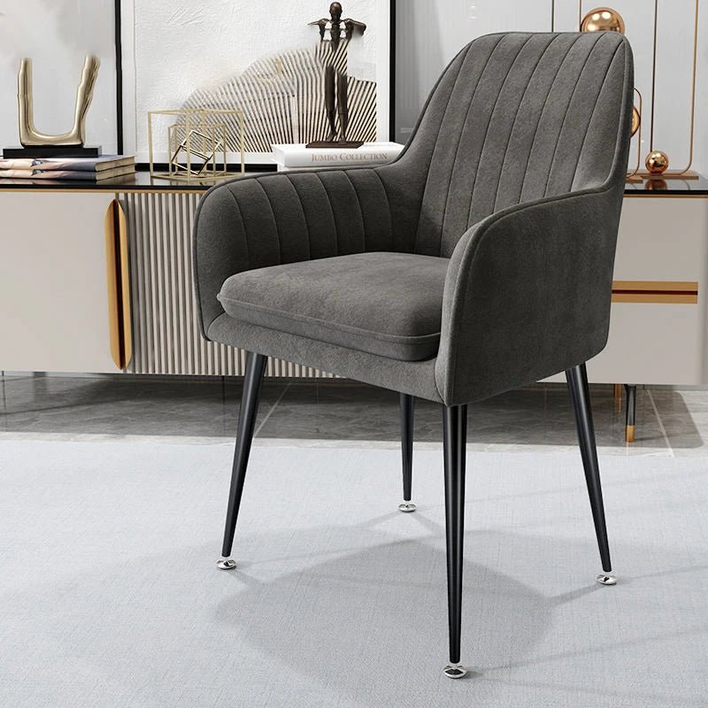 Armchairs Living Room Furniture Sofa Chair Nordic Modern Simplicity Dressing Chair Plush Light Luxury Bedroom Lounge Chairs - PatioLix