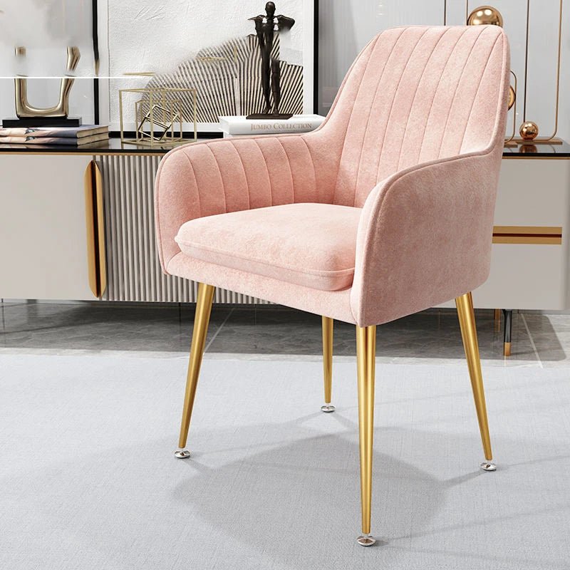 Armchairs Living Room Furniture Sofa Chair Nordic Modern Simplicity Dressing Chair Plush Light Luxury Bedroom Lounge Chairs - PatioLix
