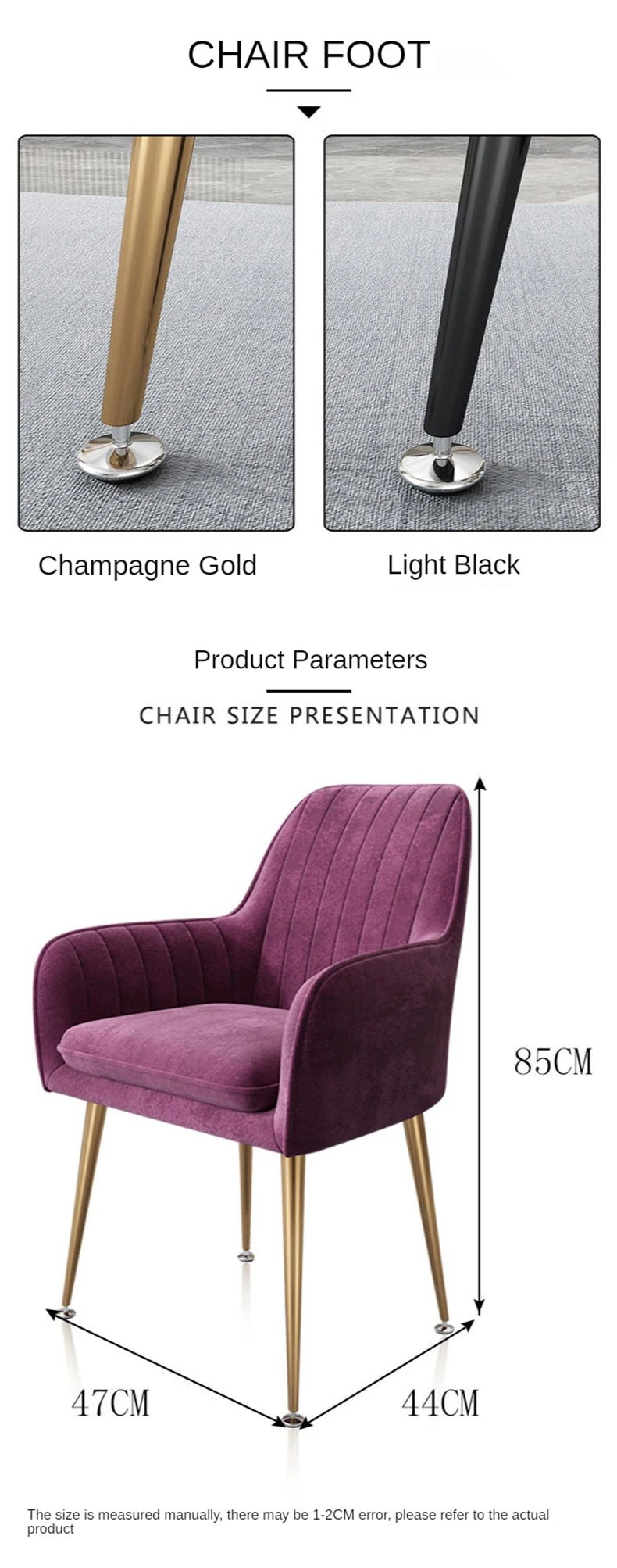 Armchairs Living Room Furniture Sofa Chair Nordic Modern Simplicity Dressing Chair Plush Light Luxury Bedroom Lounge Chairs - PatioLix