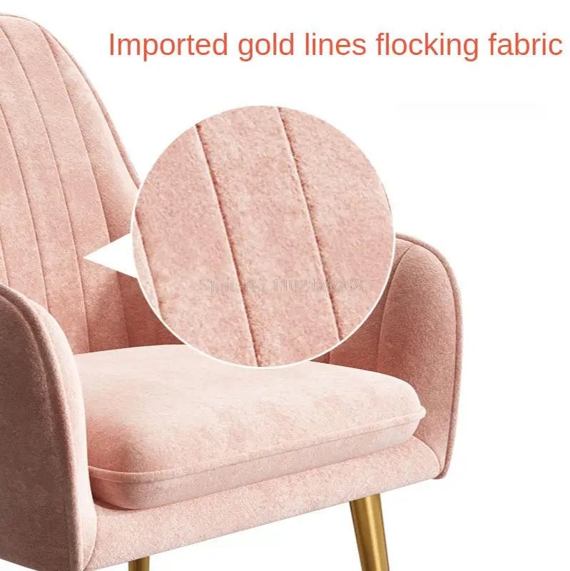 Armchairs Living Room Furniture Sofa Chair Nordic Modern Simplicity Dressing Chair Plush Light Luxury Bedroom Lounge Chairs - PatioLix