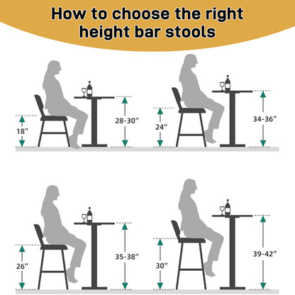 Outdoor Swivel Bar Stools Set of 2, Cast Aluminum Patio Bar Height Chairs, All-Weather Swivel Dining Chairs for Outdoor