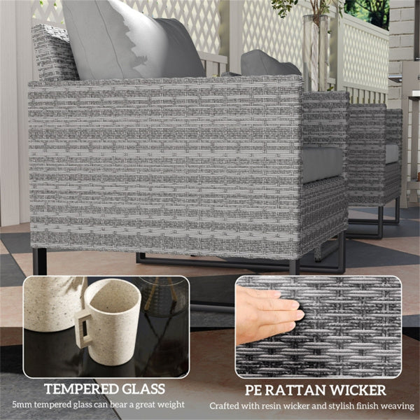 Outdoor Bistro Set Table and Chairs for Patio, Garden, Deck, and Balcony - Stylish Space-Saving Dining Furniture
