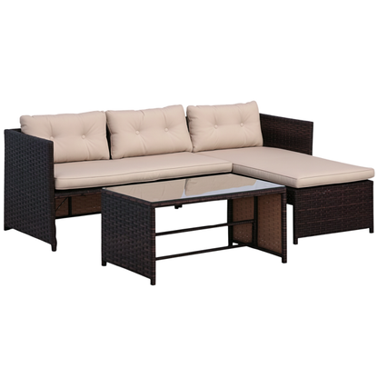 Outdoor Patio Furniture Seating Set - Comfortable and Stylish for Garden, Deck, or Balcony