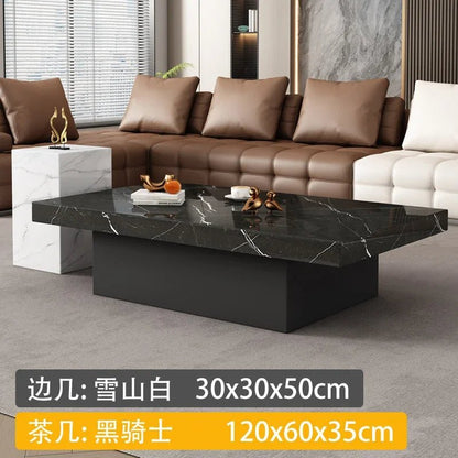 Clear Rectangular Coffee Table Italian Antique Aesthetic Standing Coffee Table Modern Organizer Kaffee Tische Patio Furniture - PatioLix