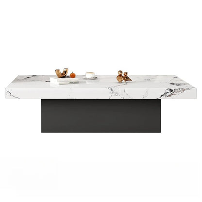 Clear Rectangular Coffee Table Italian Antique Aesthetic Standing Coffee Table Modern Organizer Kaffee Tische Patio Furniture - PatioLix