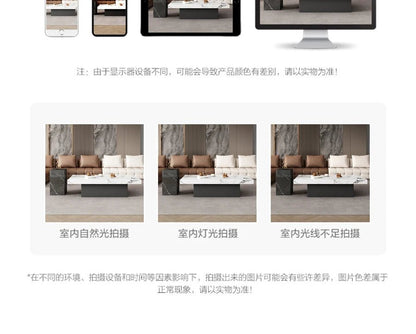 Clear Rectangular Coffee Table Italian Antique Aesthetic Standing Coffee Table Modern Organizer Kaffee Tische Patio Furniture - PatioLix