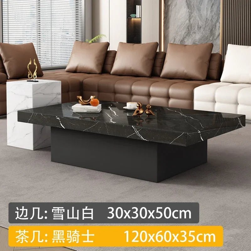 Clear Rectangular Coffee Table Italian Antique Aesthetic Standing Coffee Table Modern Organizer Kaffee Tische Patio Furniture - PatioLix