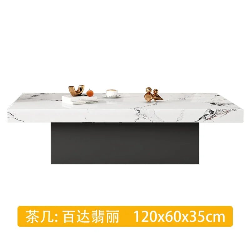 Clear Rectangular Coffee Table Italian Antique Aesthetic Standing Coffee Table Modern Organizer Kaffee Tische Patio Furniture - PatioLix