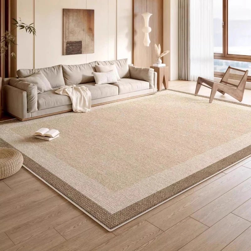 Cream Style Rugs for Bedroom Fluffy Soft Soft Rug Large Area Living Room Decoration Washable Carpet Thick Plush Lounge Floor Mat - PatioLix