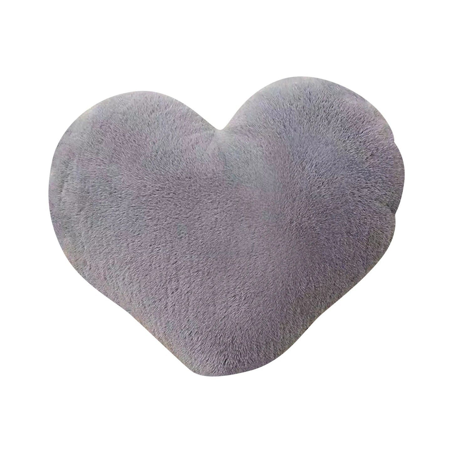 Cute Heart Shaped Pillow Soft Plush Throw Pillows Living Room Decor Valentines Day Wedding Gifts Love Pillow Heart Sofa Cushion - PatioLix